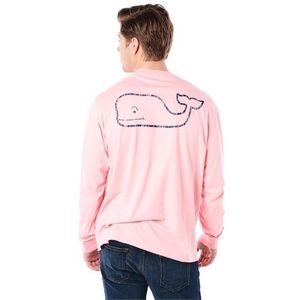 Pink Long Sleeve Vineyard Vines Shirt